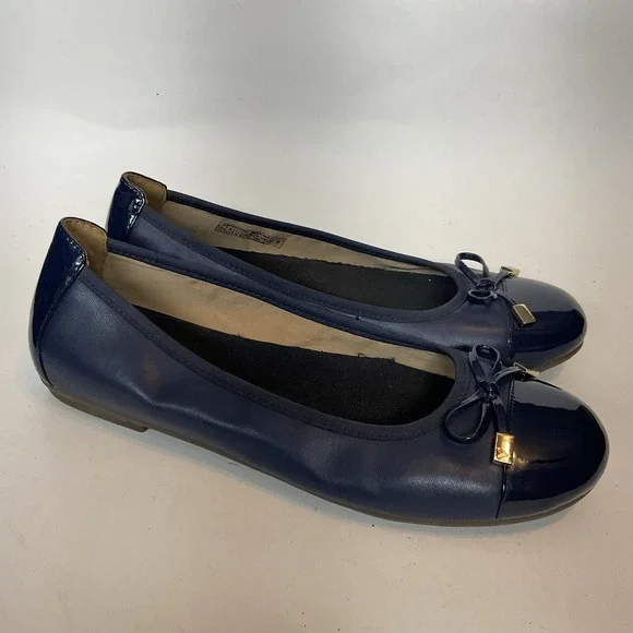 VIONIC Women's 8,5 Spark Minna Ballet Flats Navy Blue Clean Comfort Shoes - Picture 10 of 11